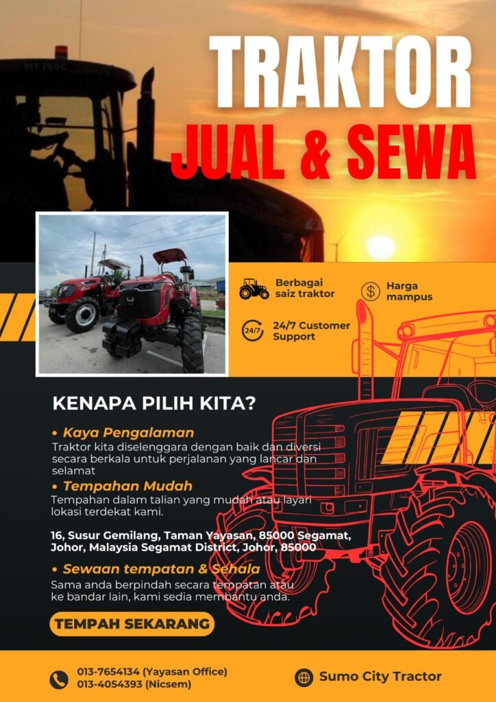 Rent sale sewa jual beli tractor
